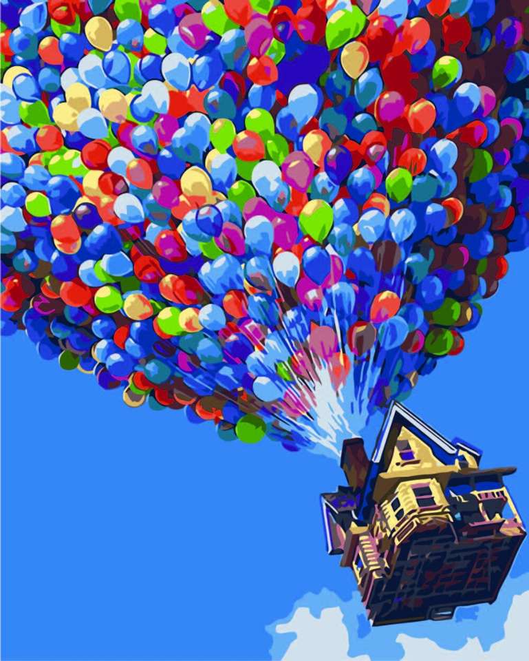 Balloons in the air jigsaw puzzle online