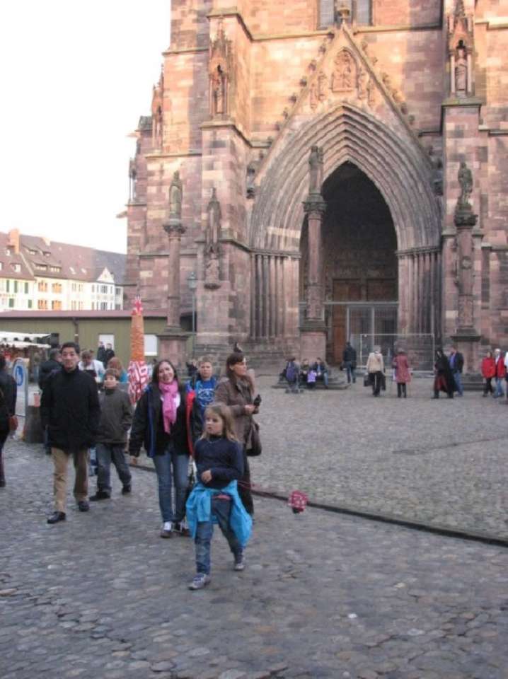 Brisvia Freiburg Cathedral (1230) Tyskland pussel på nätet