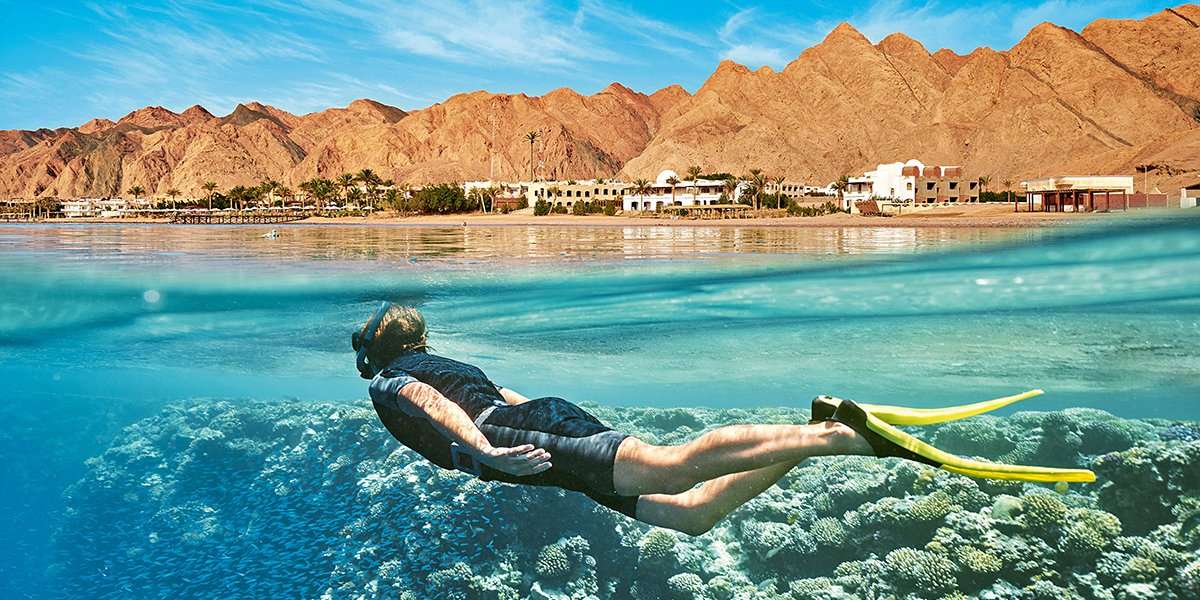 Potápění v Egyptském online puzzle