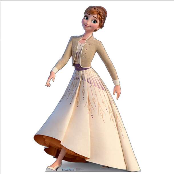 Anna Lord of Ice 2. Em um vestido lindo. quebra-cabeças online