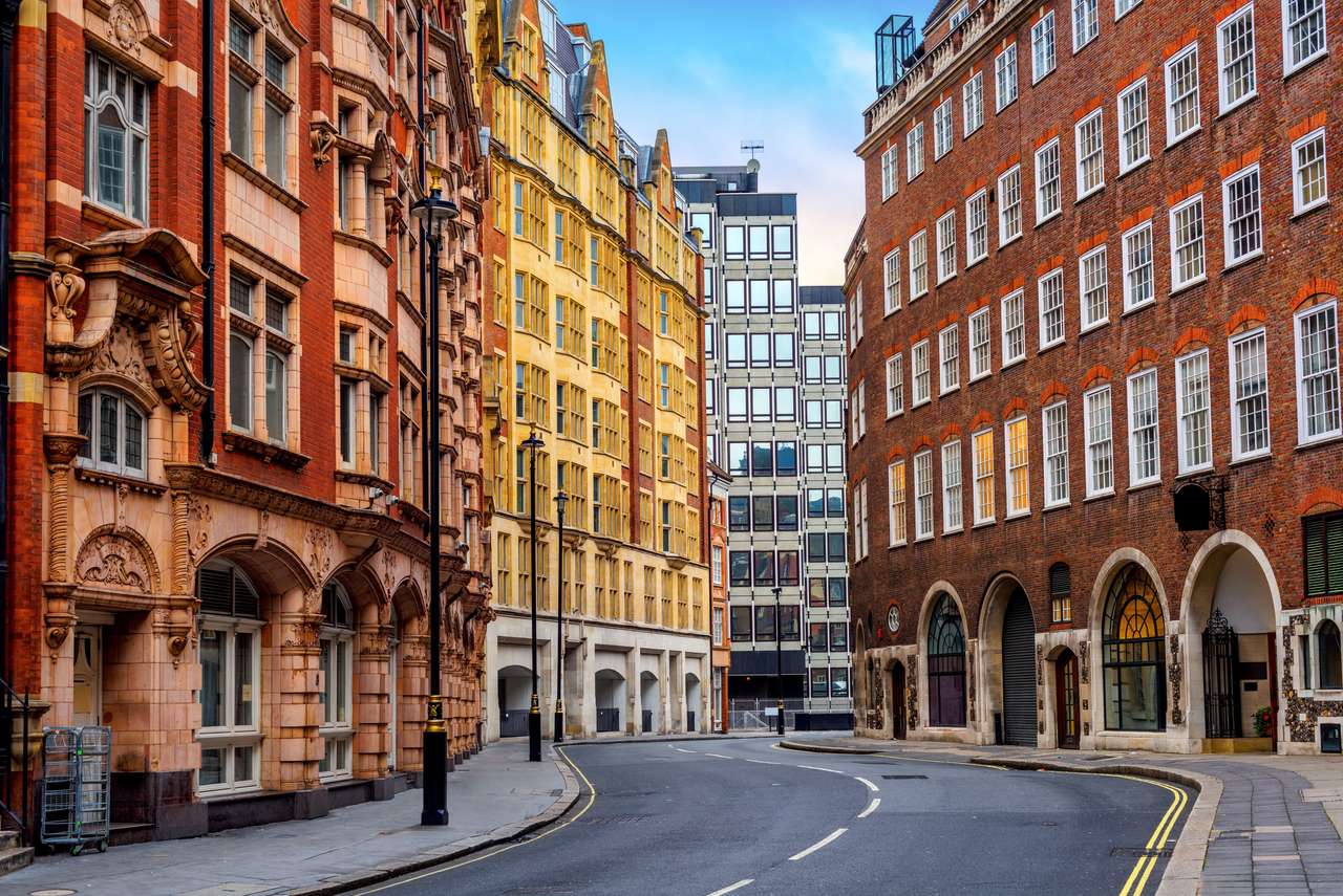 Große Smith Street in London Stadtzentrum Online-Puzzle