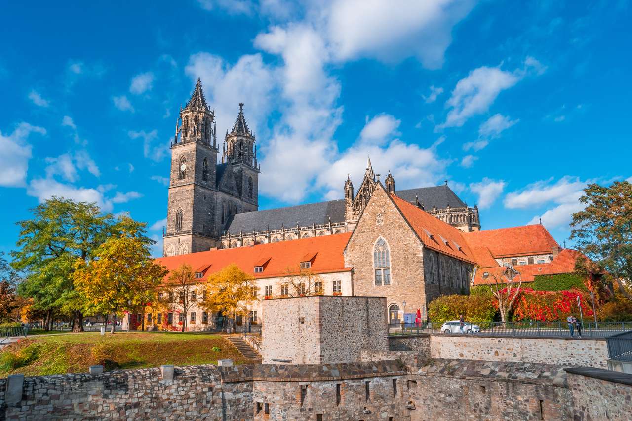 Kathedraal van Magdeburg legpuzzel online