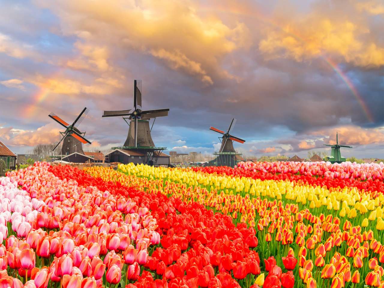 tradiční holandské větrné mlýny online puzzle