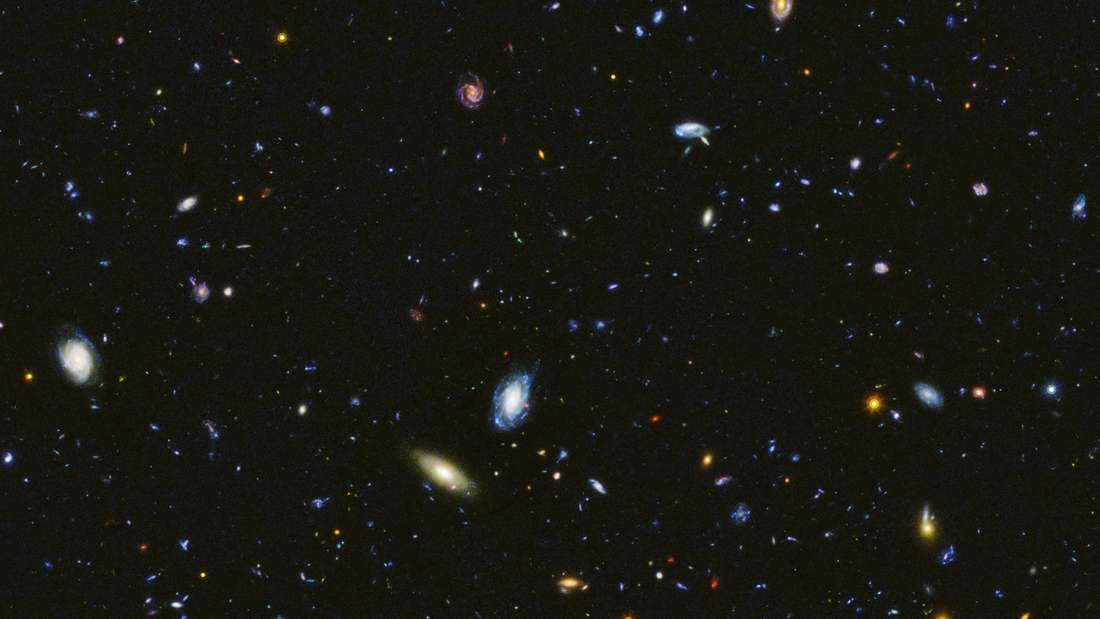 Снимка Hubble 11 милиарда години - портрет на UNIVER онлайн пъзел