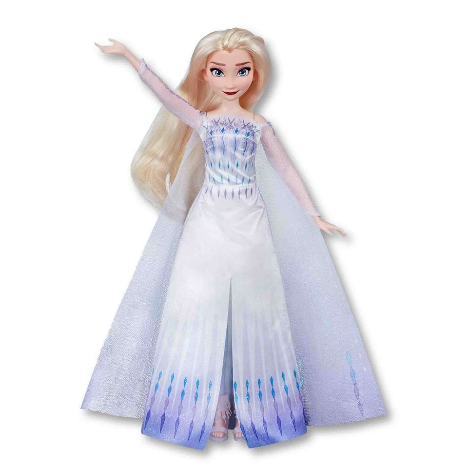 アナと雪の女王2のエルザ人形。 オンラインパズル