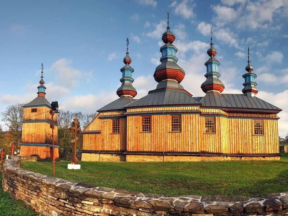 Orthodoxe kerk in Komańcza online puzzel