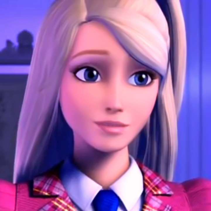 Barbie školy princezny skládačky online