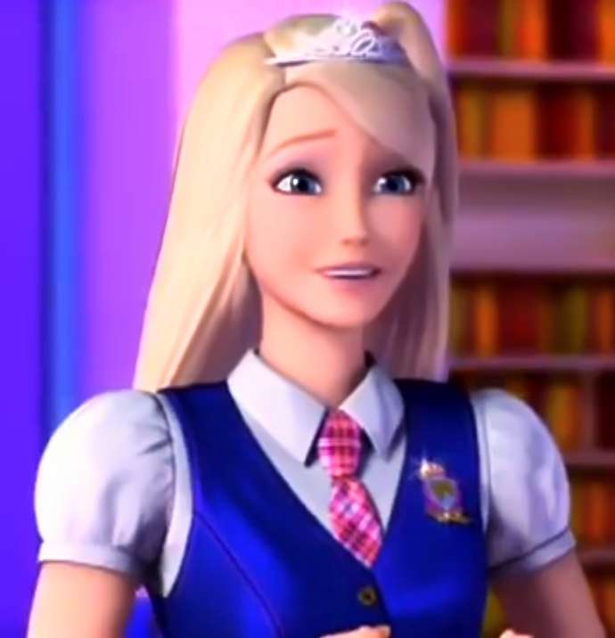 Barbie School of Princesses online puzzle