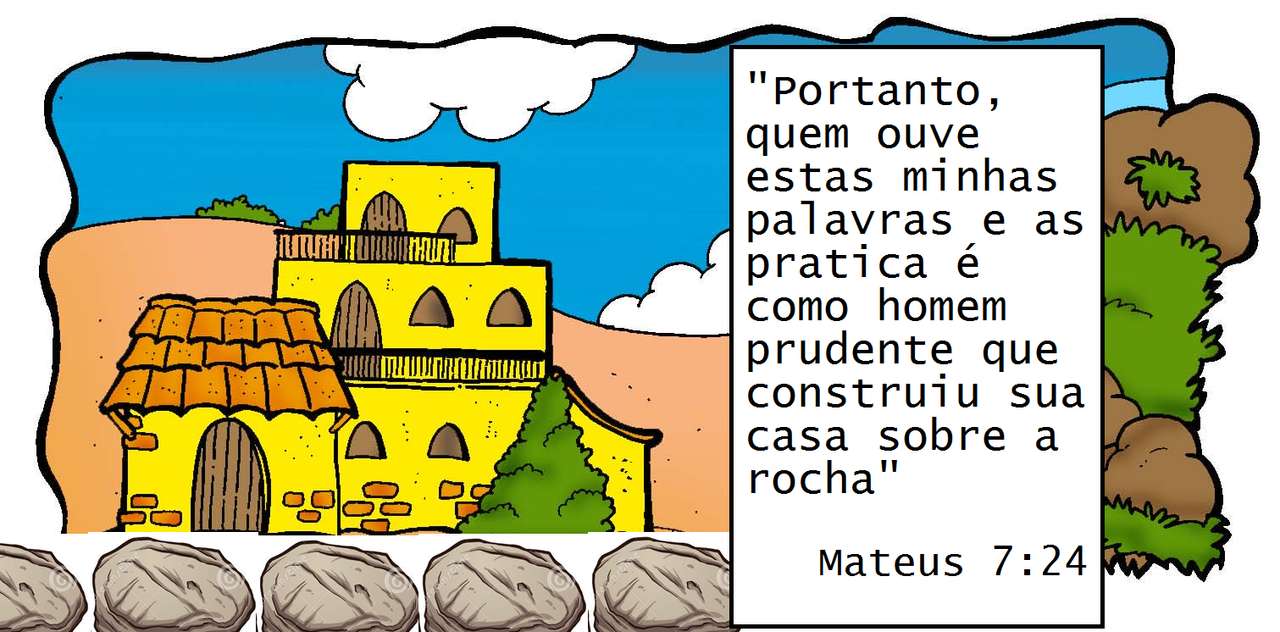 Matthäus 7:24. Online-Puzzle