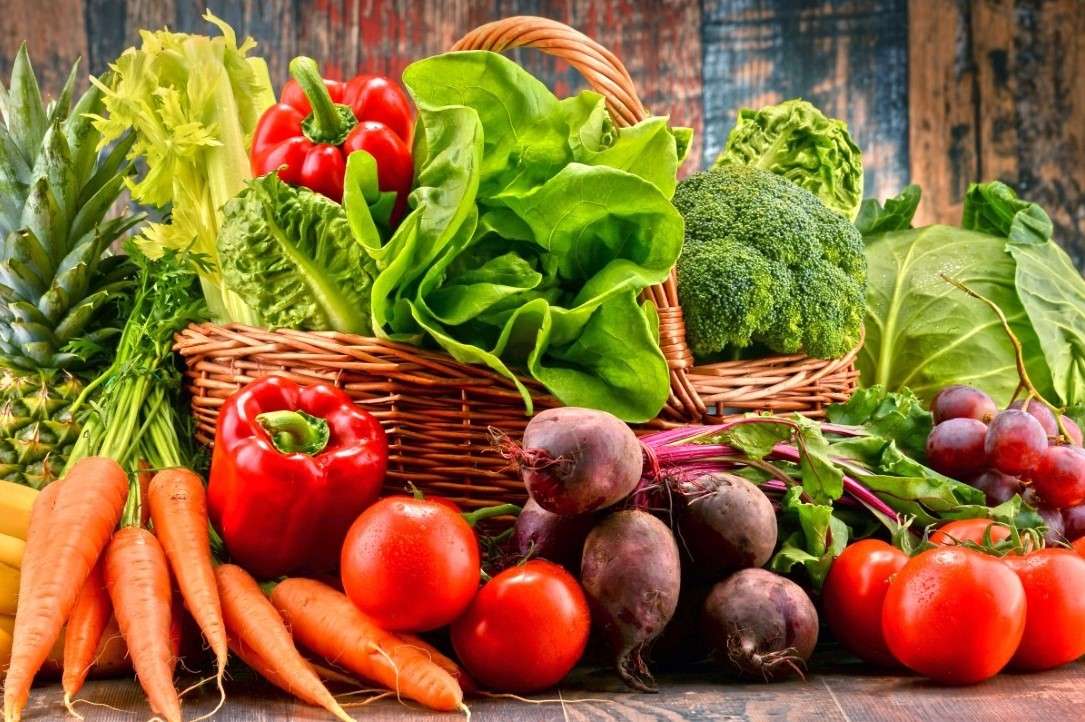 Здорові овочі онлайн пазл