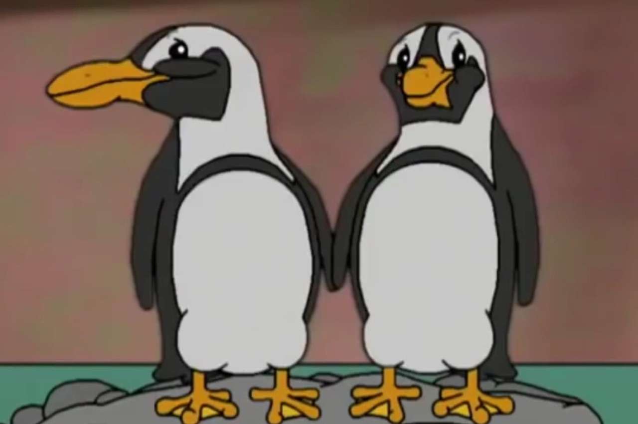 2 tučňáci online puzzle