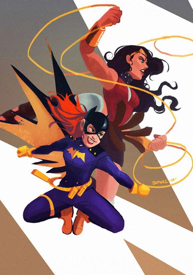 Wonder Woman and Batgirl online puzzel