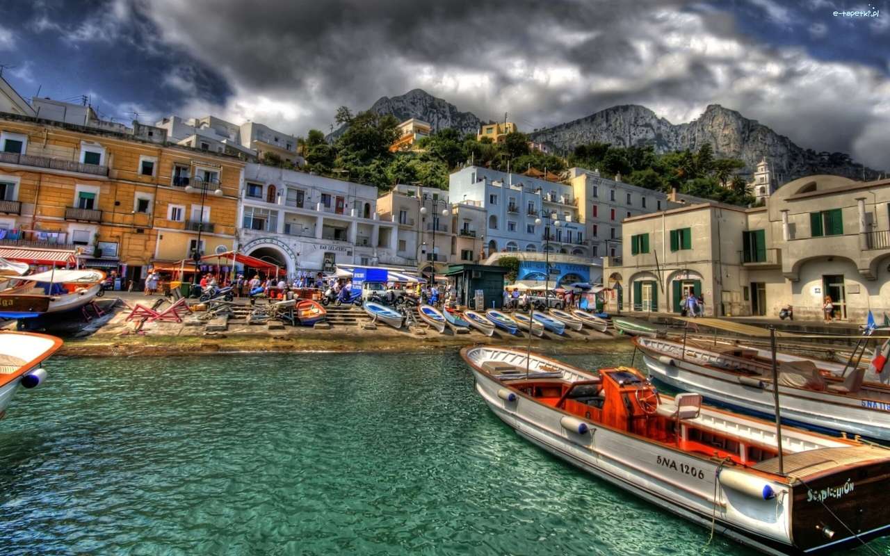 Capri kikötője online puzzle