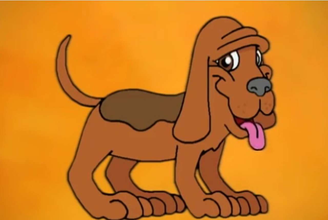Il bloodhound. puzzle online
