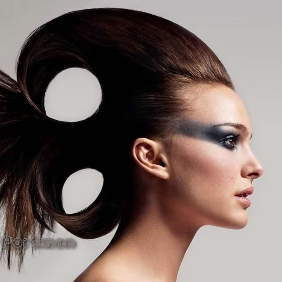 Woman's hairstyle online puzzle