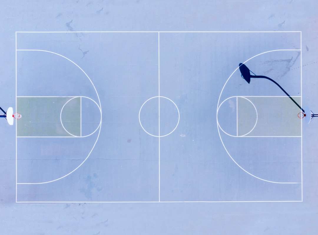 バスケットボールコートのイラスト ジグソーパズルオンライン