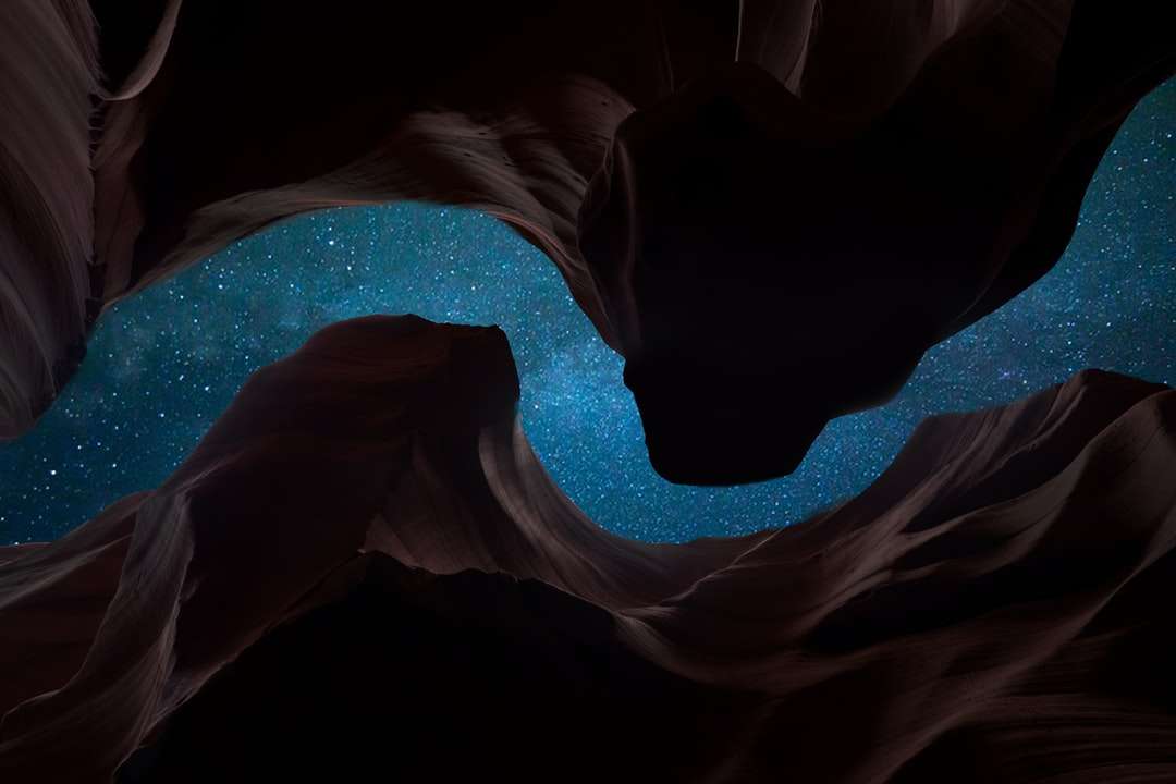 notte stellata blu puzzle online