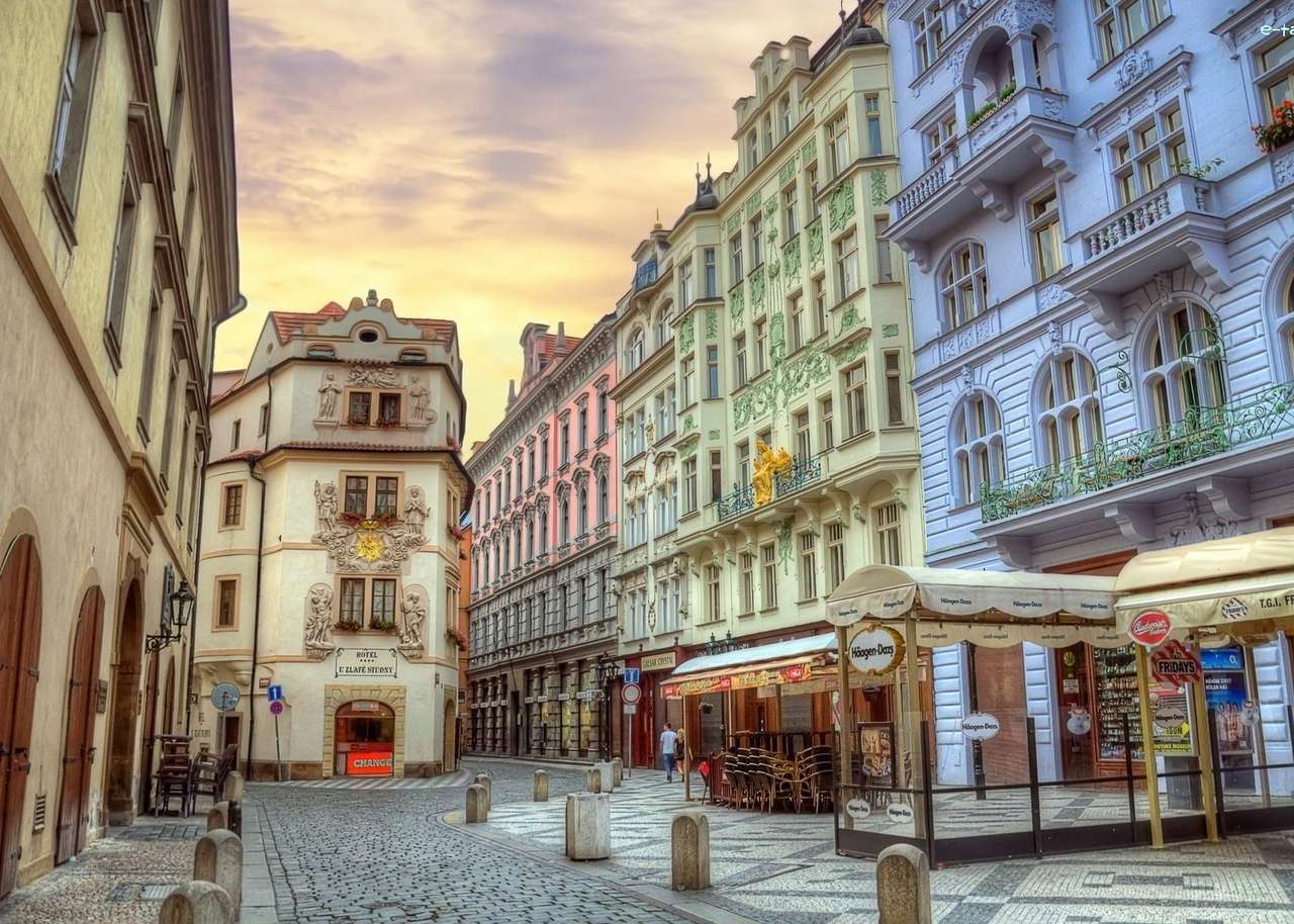 Gamla stan i Prag Pussel online