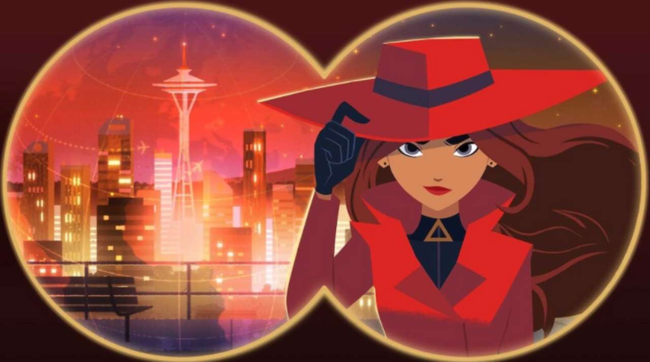 Carmen Sandiego: пъзел игра онлайн пъзел