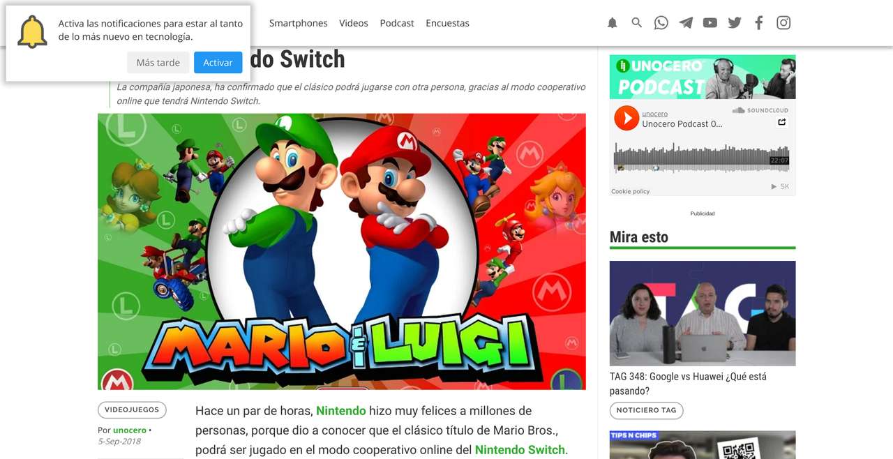 Mario bros. online παζλ