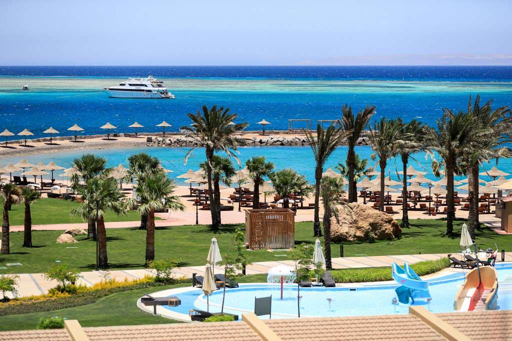 Strand i Hurghada pussel på nätet