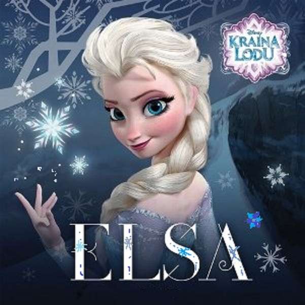 Elsa-land van ijs. In een blauwe jurk-puzzel online puzzel