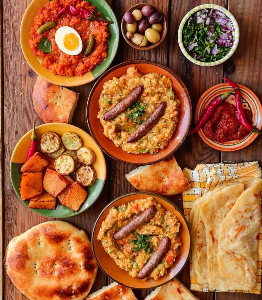 Nourriture tunisienne puzzle en ligne