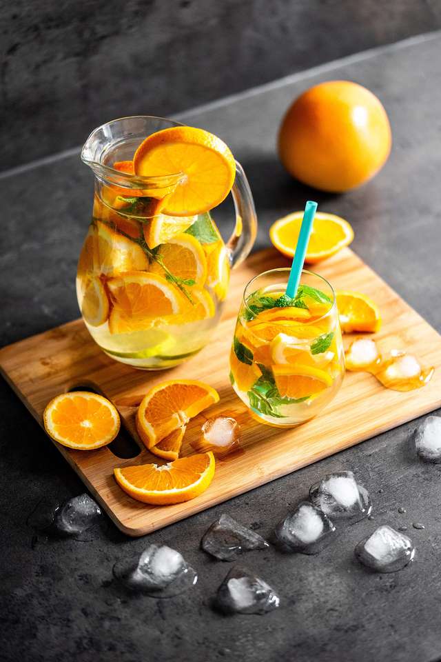 χυμός πορτοκάλι. παζλ online