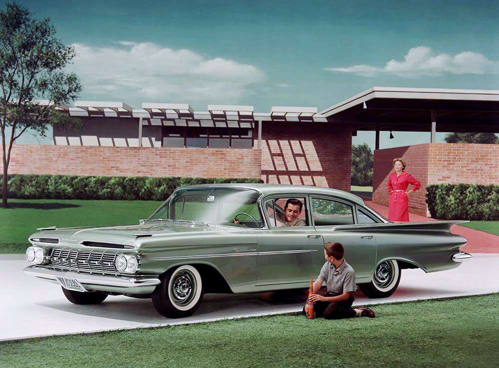 1959 Chevrolet Biscayne Sedan pussel på nätet
