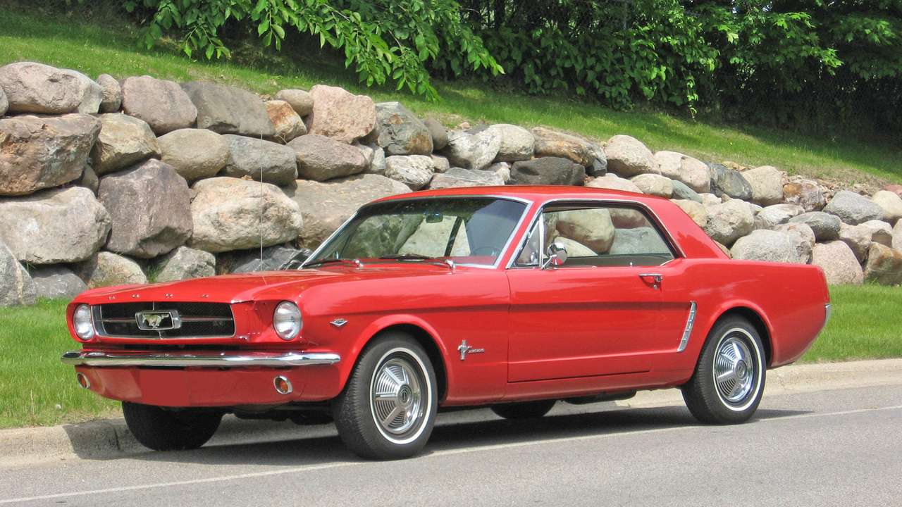 1966 Ford Mustang. Puzzlespiel online
