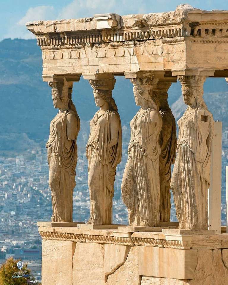 Akropolis - Grekland Pussel online