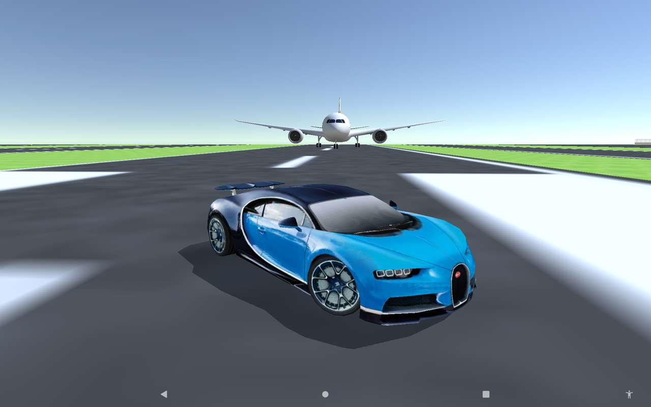 3D-körklass Bugatti Chiron pussel på nätet