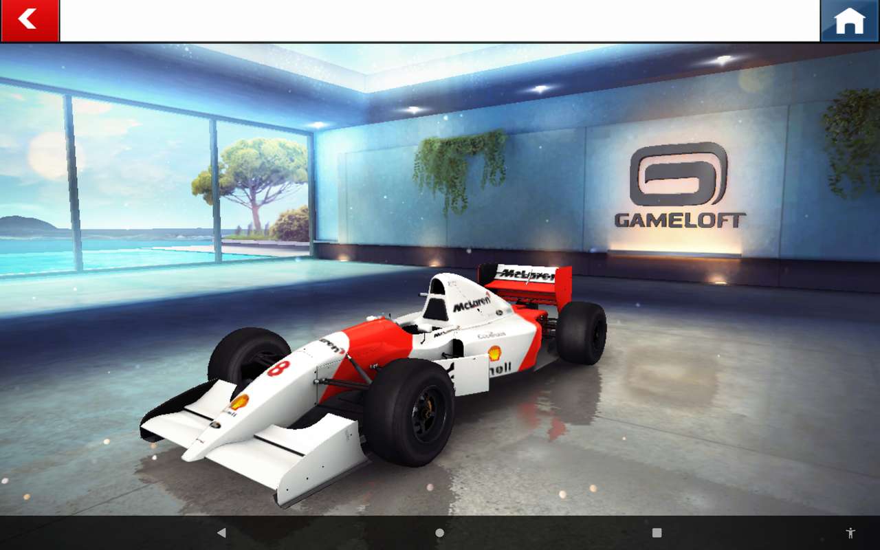 Asfalt 8 McLaren mp4/4 Honda f1 online puzzel