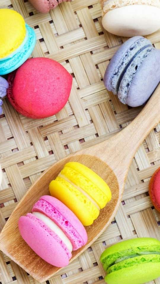 Разноцветное печенье онлайн-пазл