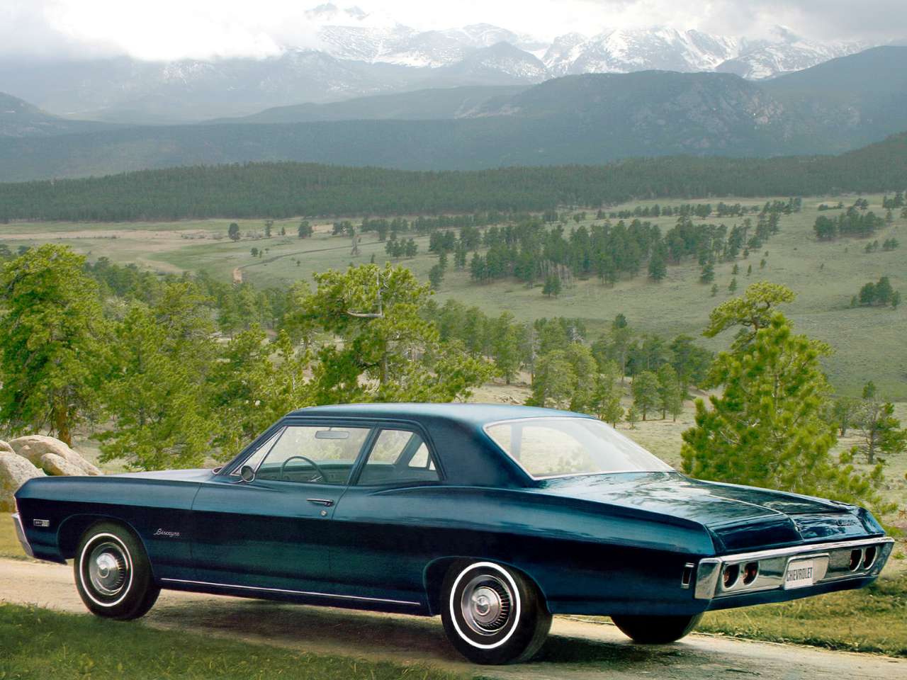 1968 Chevrolet Biscayne 2-dveřní sedan skládačky online