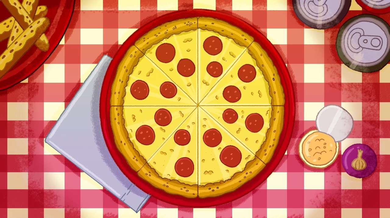 Пицца Пепперони❤️❤️❤️❤️ пазл онлайн