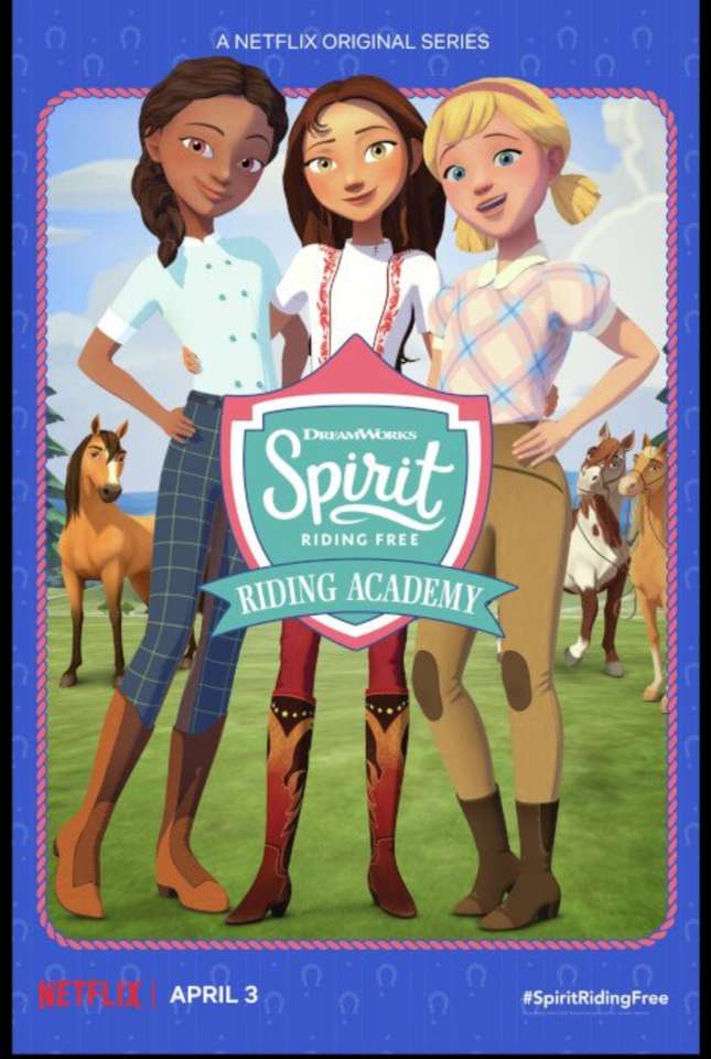 Espírito: Poster de TV da Academia de Equitação quebra-cabeças online