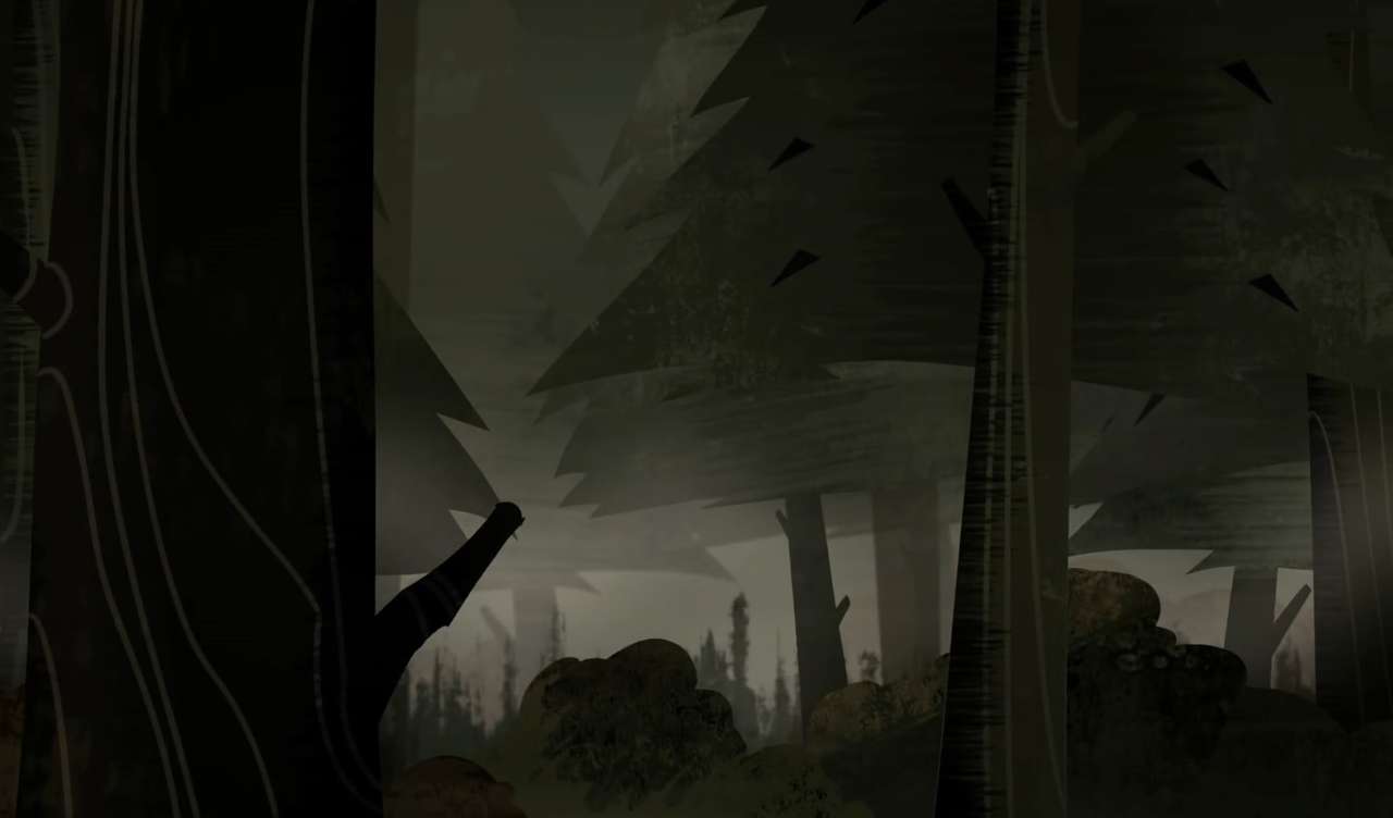 Het spookachtige bos online puzzel