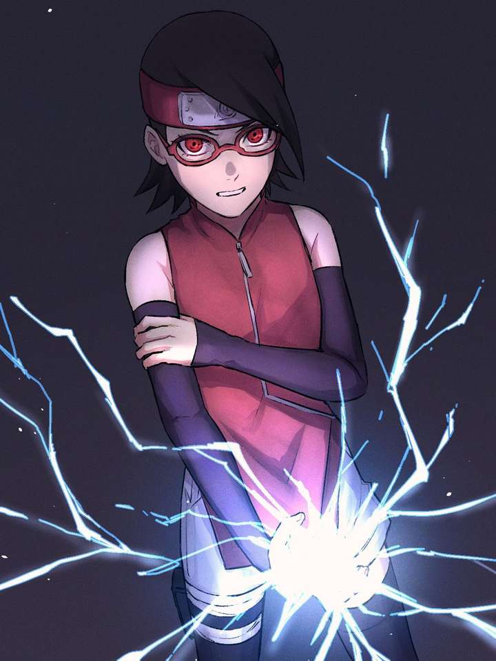 Sarada e Boruto - puzzle online