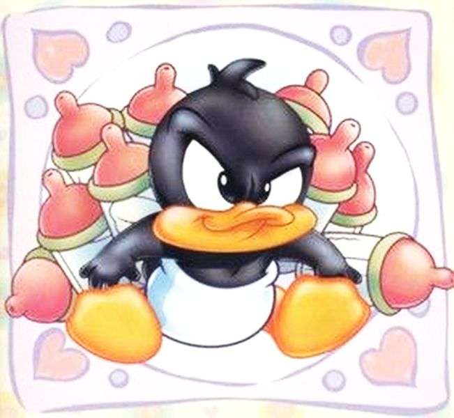 Looney Tunes Baby Daffy Duck Online-Puzzle