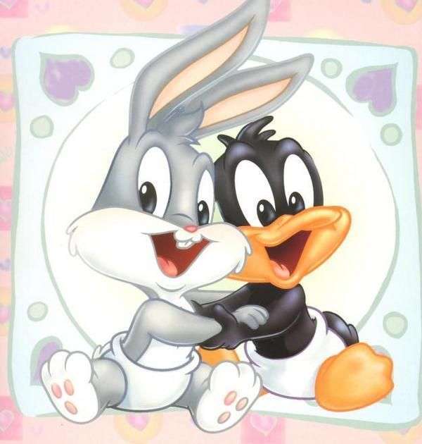 Looney Tunes Baby Bugs & Daffy kirakós online