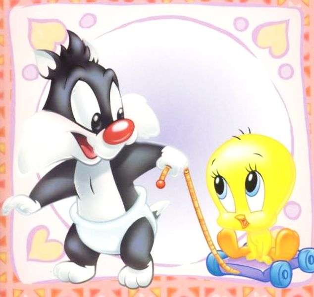Looney Tunes Baby Sylvester & Tweety online παζλ