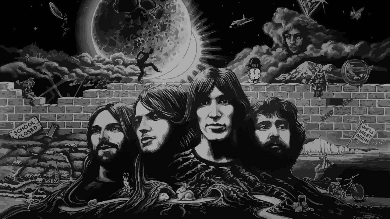 Pink Floyd. Puzzlespiel online