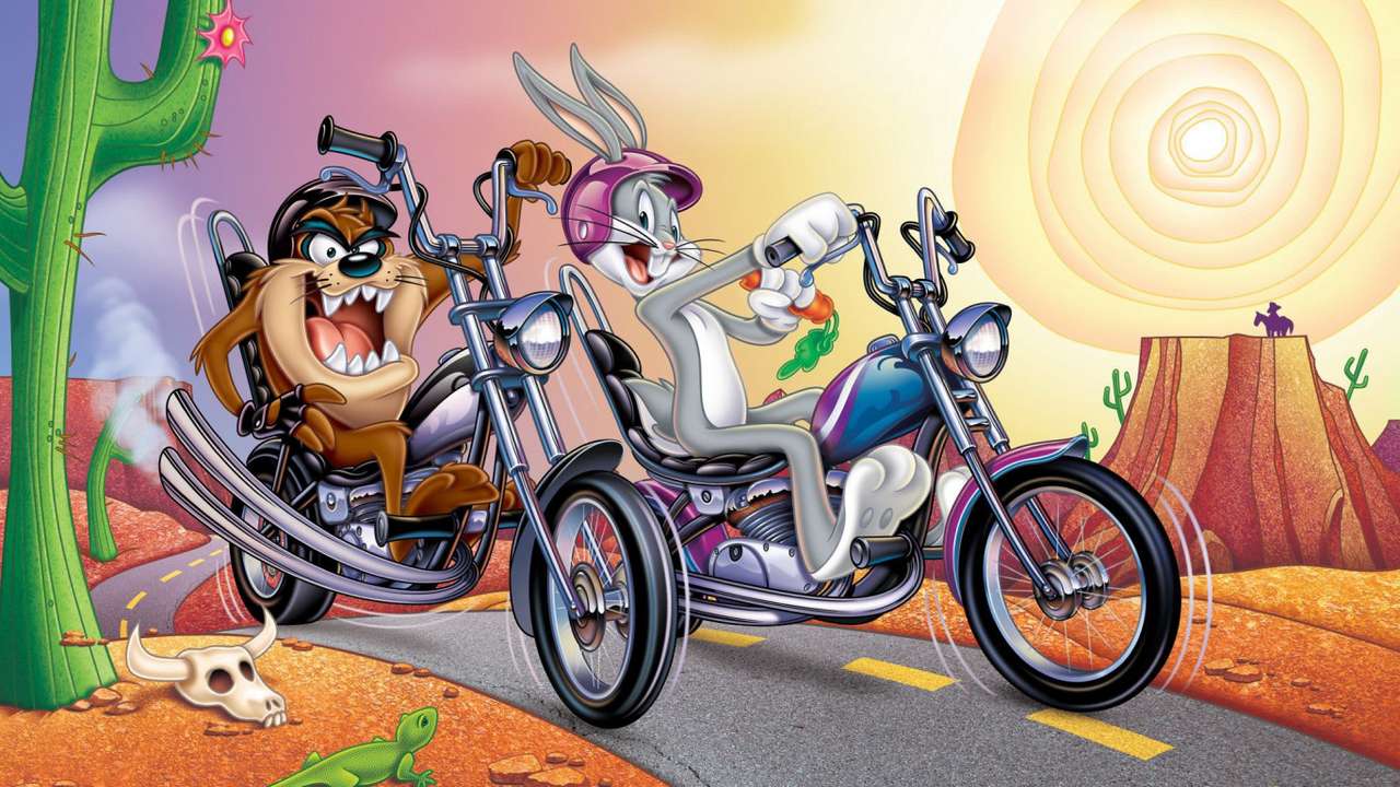 Looney Tunes Crazy Melodies Bugs & Taz Puzzlespiel online