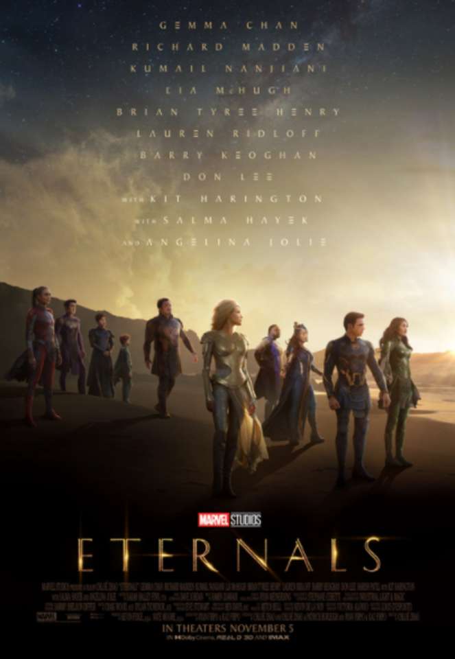 Il poster del film Eternals puzzle online