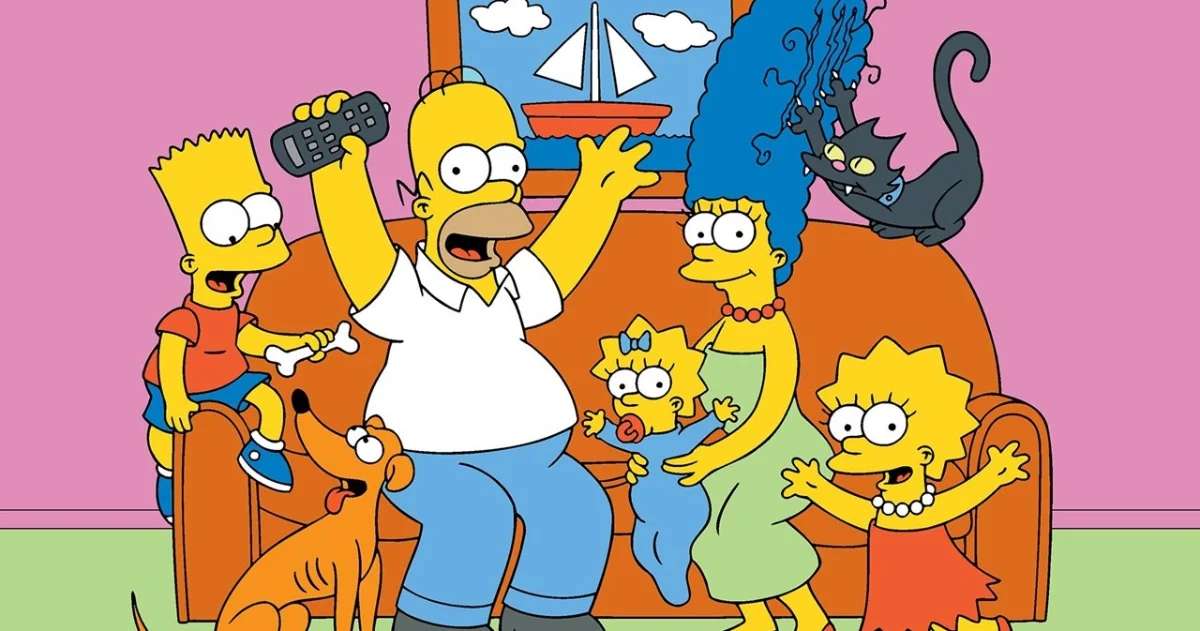 Os Simpsons puzzle online