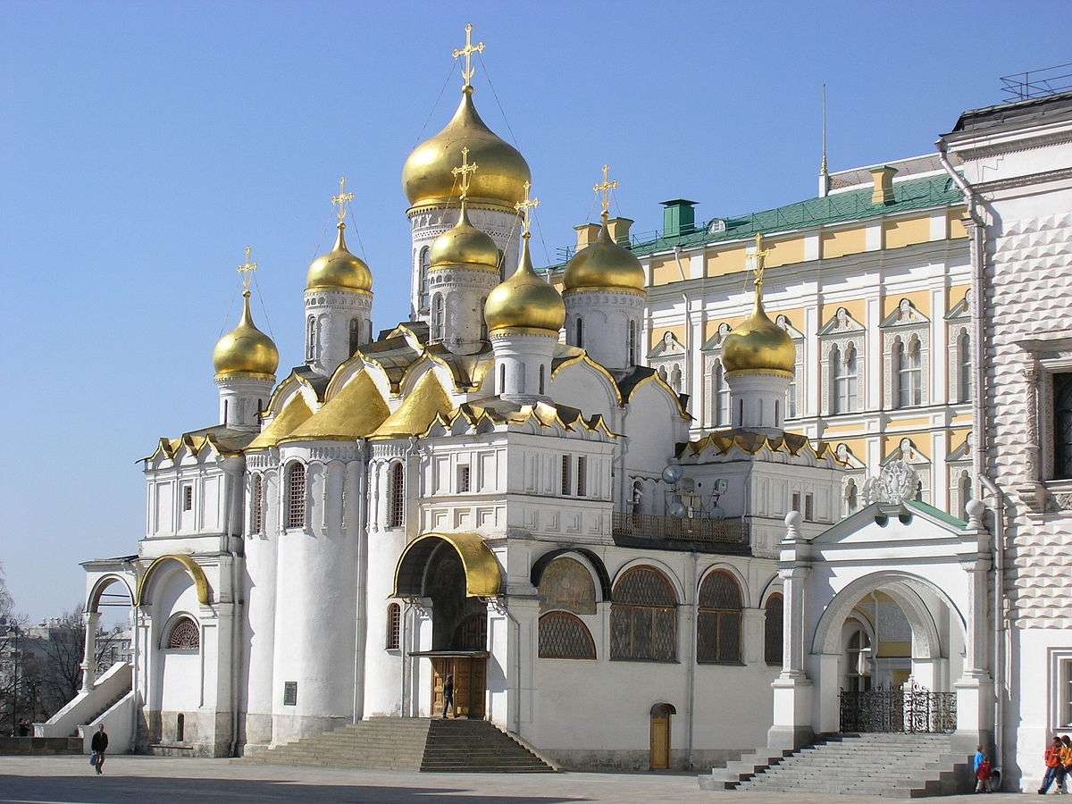 Moszkvában Annunciation-székesegyház kirakós online