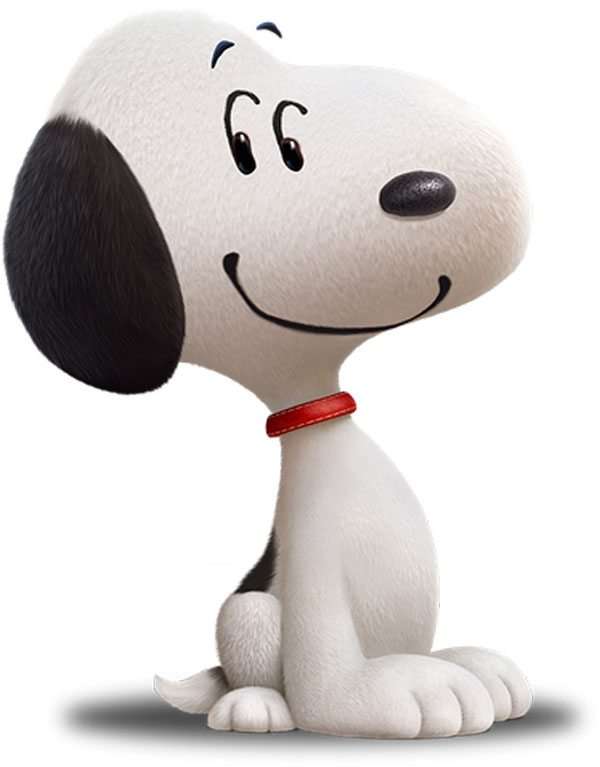 Snoopy söt pussel på nätet