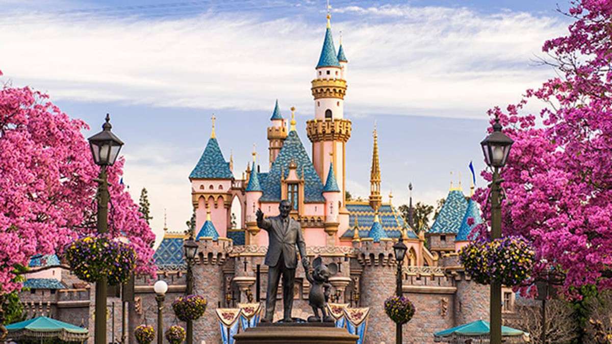 Disneyland i Kalifornien pussel på nätet
