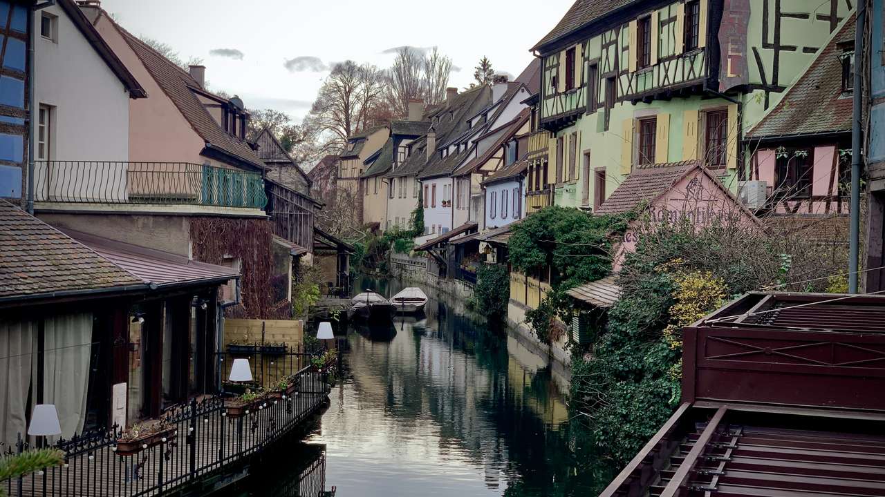 Colmar, Franciaország. kirakós online